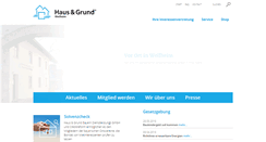 Desktop Screenshot of haus-und-grund-weilheim.de